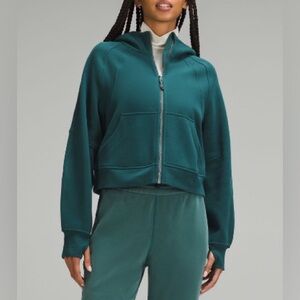 Lululemon Scuba Oversized Full zip hoodie in Storm Teal